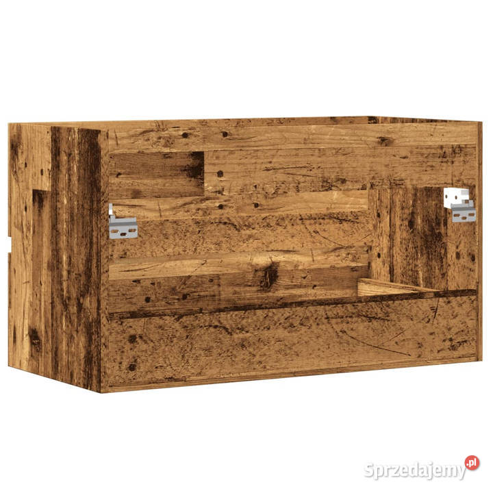 Szafka pod umywalkę stare drewno 90x385x45