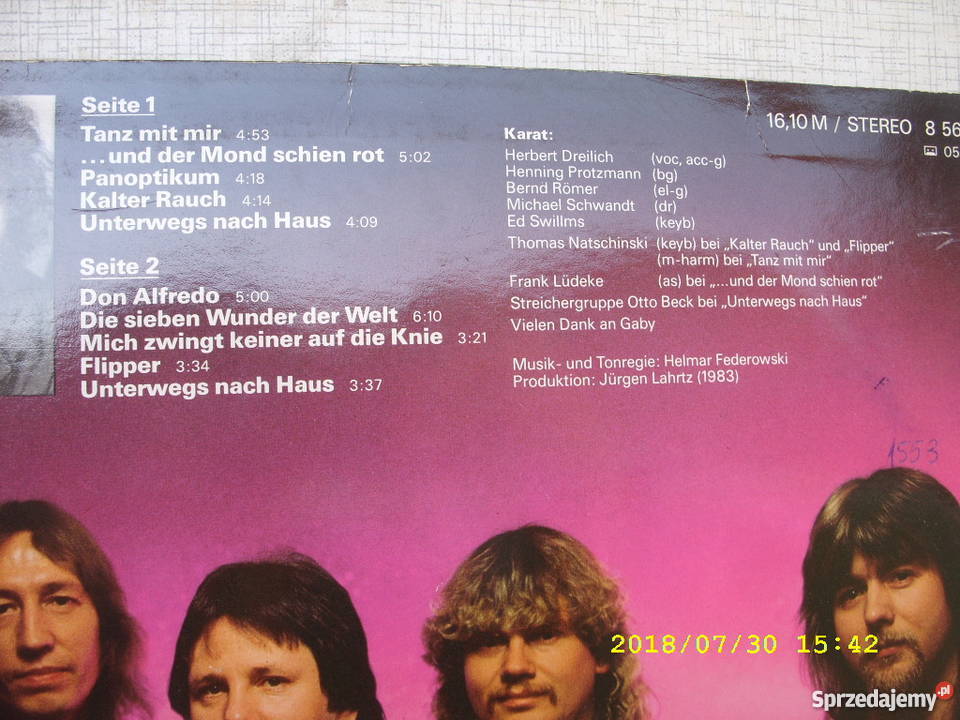 Rock LP KARAT AMIGA DDR 4 Sztuki dolnośląskie Wołów sprzedam