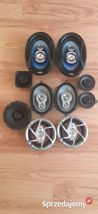 Głośniki samochodowe 2x300w 2x160w 2x150w 2x65w Wojnarowa