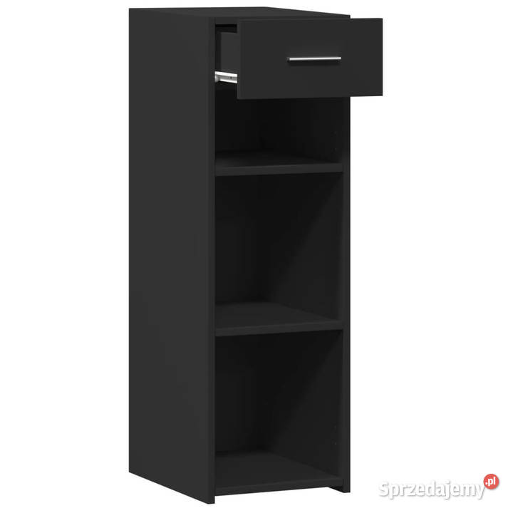Szafka czarna 30x425x93 materiał drewnopochodny Warszawa sprzedam