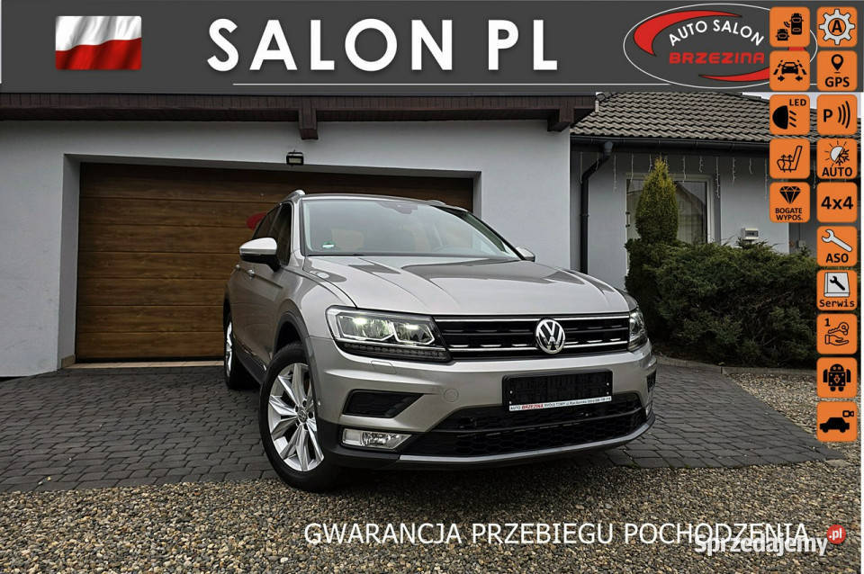 Volkswagen Tiguan serwis ASO automat 4x4 hak II system Start-Stop