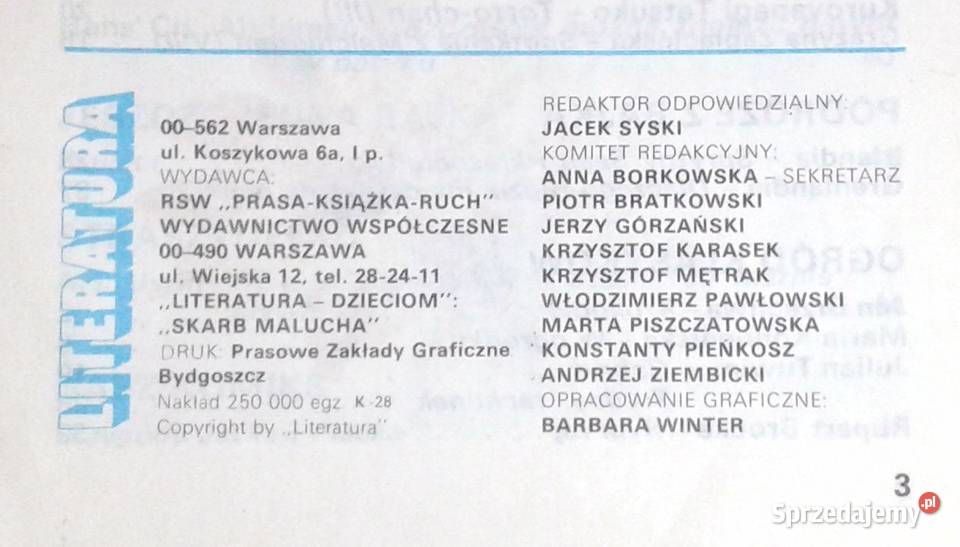 Skarb Malucha Lato 1988 sprzedam