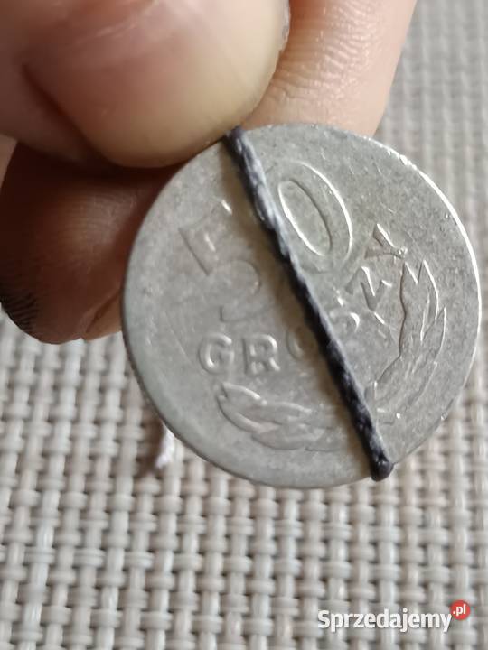 Sprzedam monete 50 gr 1949 r hhhh Chełm