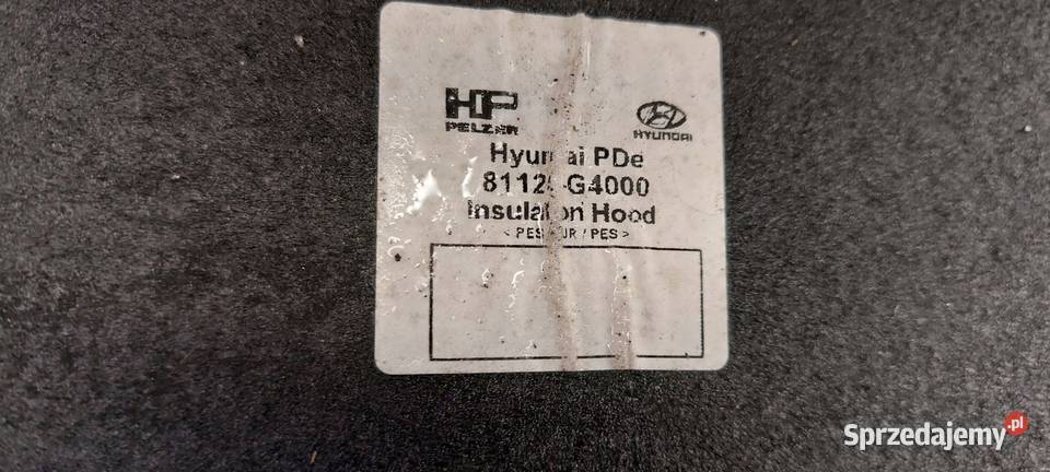 WYGŁUSZENIE MASKI KORKI HYUNDAI I30 III 1724 osobowe Maski Międzychód