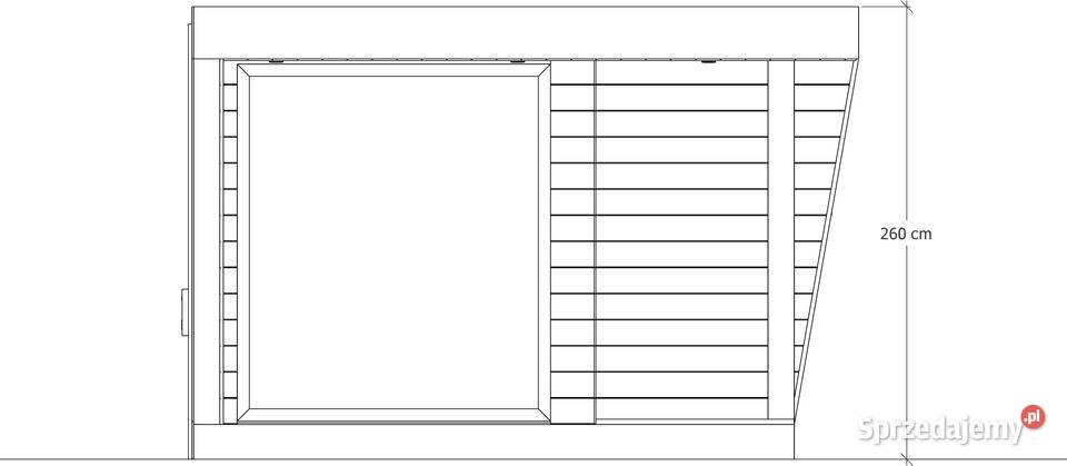 Sauna ogrodowa Leo 390 x 250 Dom i Ogród Bielsko-Biała