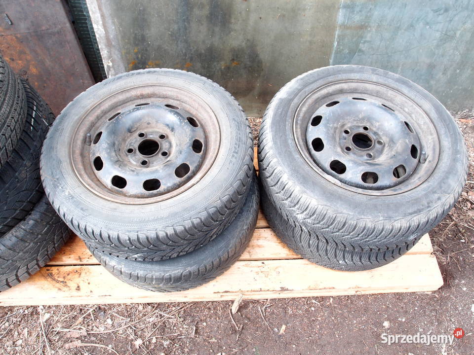 Opony zimowe 18560 R14 2x Goodyear i 2x Fulda z Łódź
