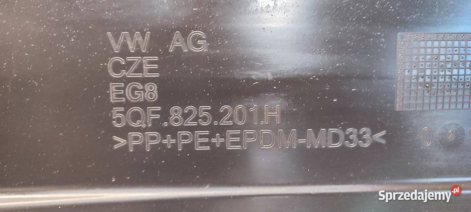 VW TIGUAN II OSŁONA PODWOZIA LEWA 5QF825201H dolnośląskie