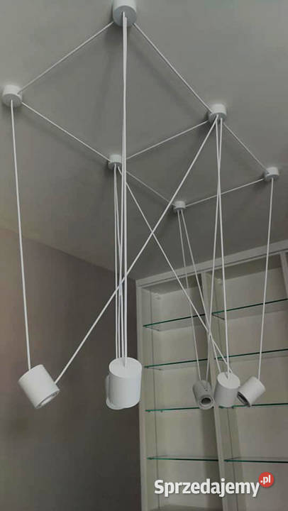 Nowoczesna lampa wisząca stół wyspę AKIRA LED odcienie szarości podkarpackie Rzeszów