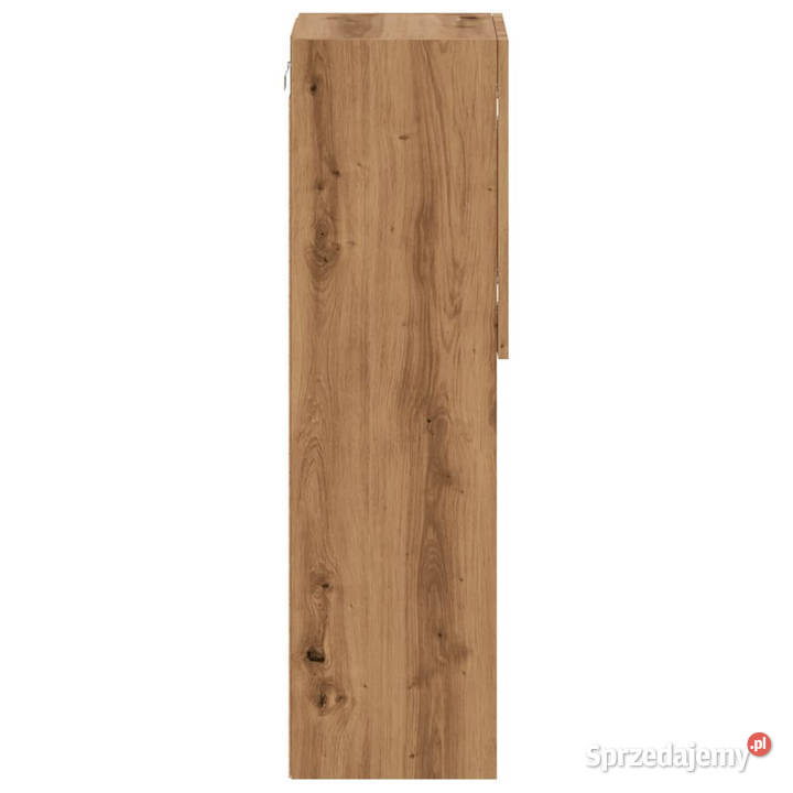 Szafka TV z LED dąb artisian 305x30x102 WM857678 RTV Warszawa