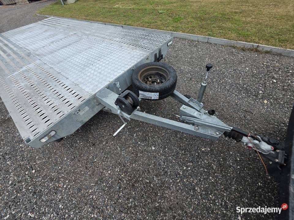 Przyczepa besttrailers 2700dmc laweta faktura Grębków sprzedam