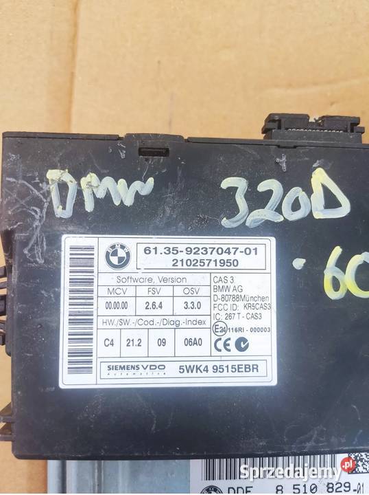 STEROWNIK SILNIKA STEROWNIK CAS E90 320D 9237047 Radom