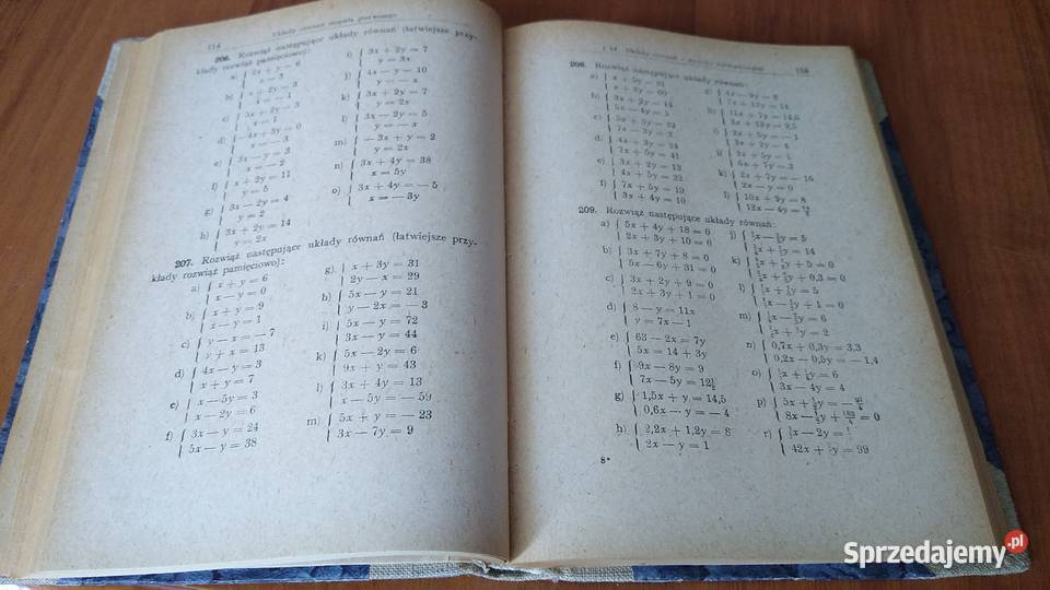 Algebra klasy IX Melania Chmielewska TWARDA tradycyjny podręcznik pomorskie Gdańsk