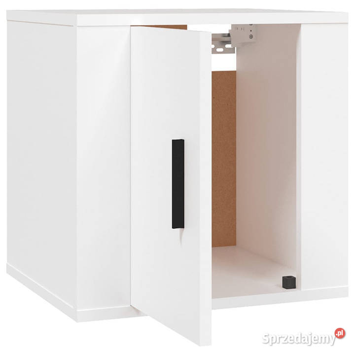 Wiszące szafki telewizyjne 2 białe 40x345x40 Warszawa
