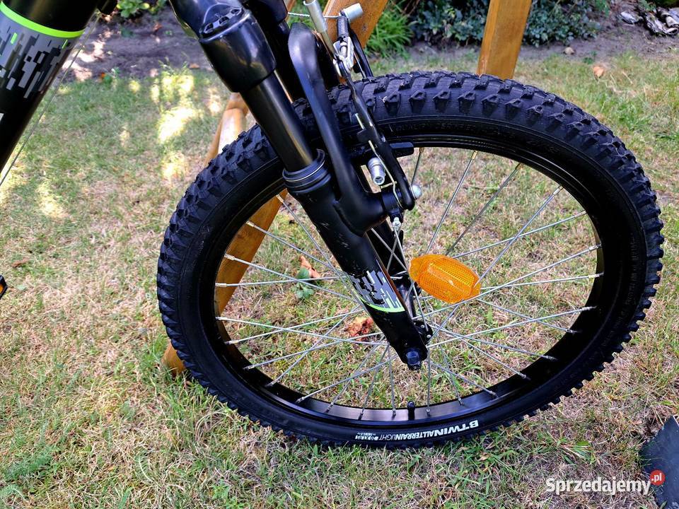 Rower dziecięcy Decathlon 20 czarny wielkopolskie