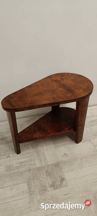 Stolik kawowy art deco design lata 50te drewno Radomsko