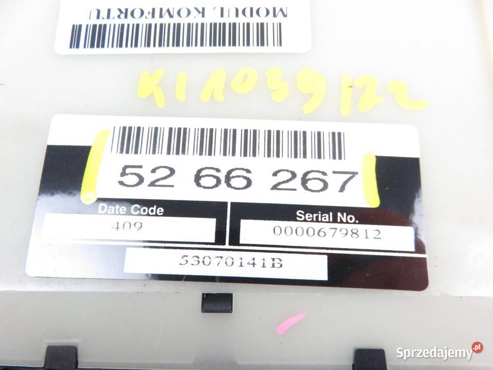 MODUŁ KOMFORTU SAAB 95 YS3E 5266267 osobowe