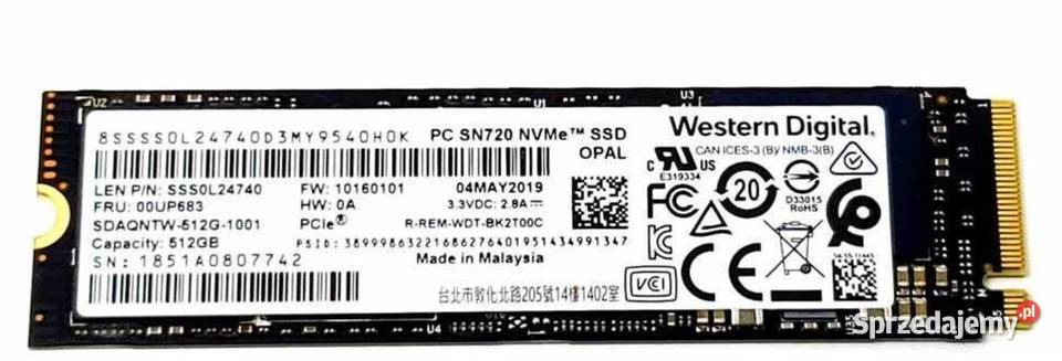 512GB Western Digital PC SN720 NVMe Jelenia Góra