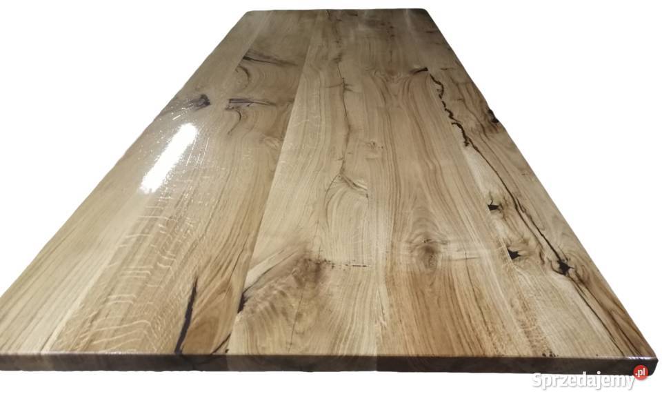 Stół Loft Nowoczesny Lite Drewno Dąb Nogi Warszawa