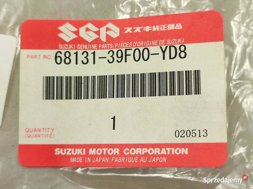 NAKLEJKA SUZUKI NA ZADUPEK SUZUKI GSX750F KATANA lubelskie