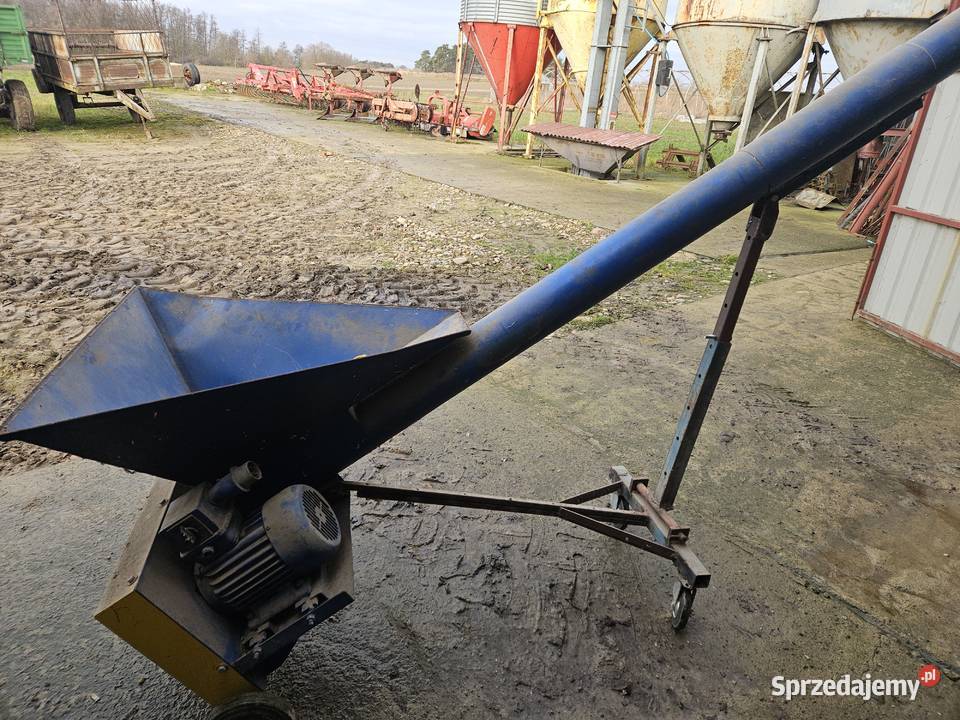 Przenośnik ślimakowy żmijka do zboża 4m Pozostałe
