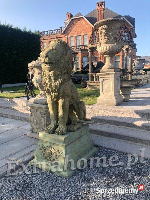 Lew z brązu H150 figura z brązu Szczecin