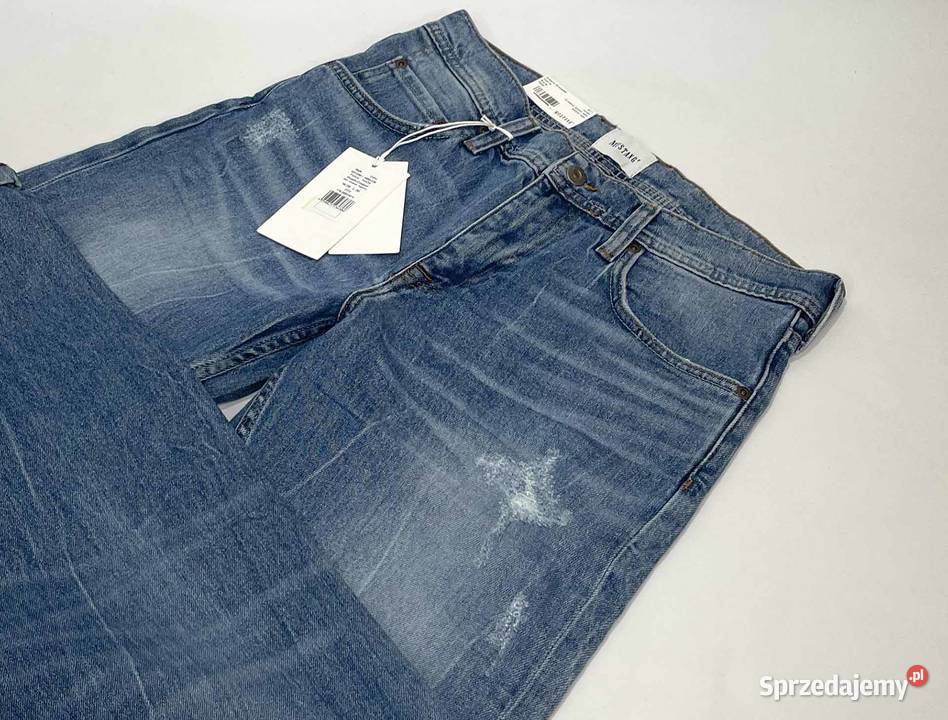 Spodnie męskie jeansy Mustang Oregon Cropped 434 Łódź sprzedam