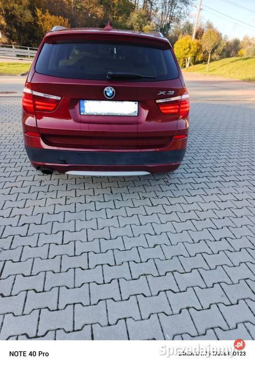 BMW X3 F25 XDrive poduszka powietrzna Limanowa