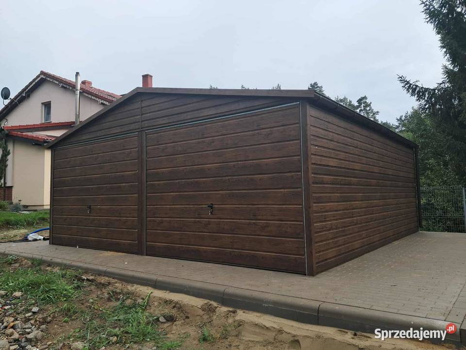 Garaż blaszany 6x58 WZMOCNIONY PROFILAMI
