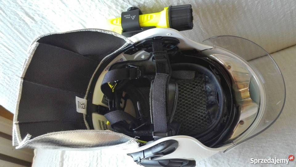 Hełm GALLET F1SF EN443 Biały NOWY śląskie Sosnowiec