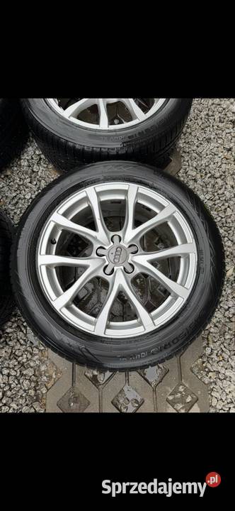 Alufelgi OEM Audi 5x112 opony zimowe 2455018 A6