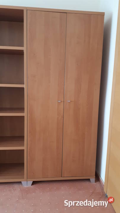 komplet mebli dwie komodydwie szafy i regał Gliwice