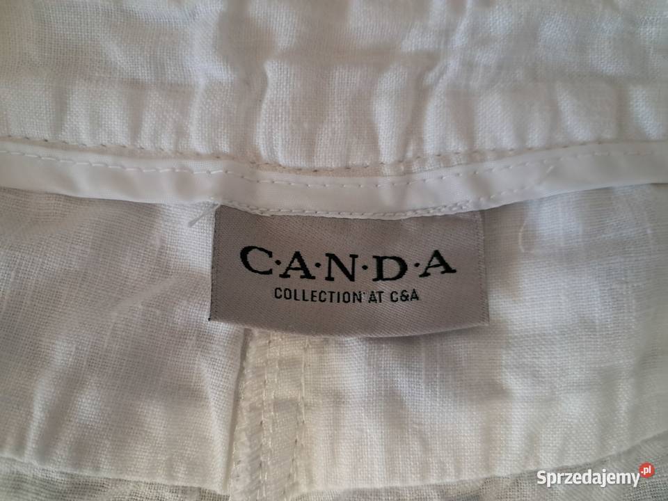 Spodenki damskie rybaczki białe Canda do Kraków