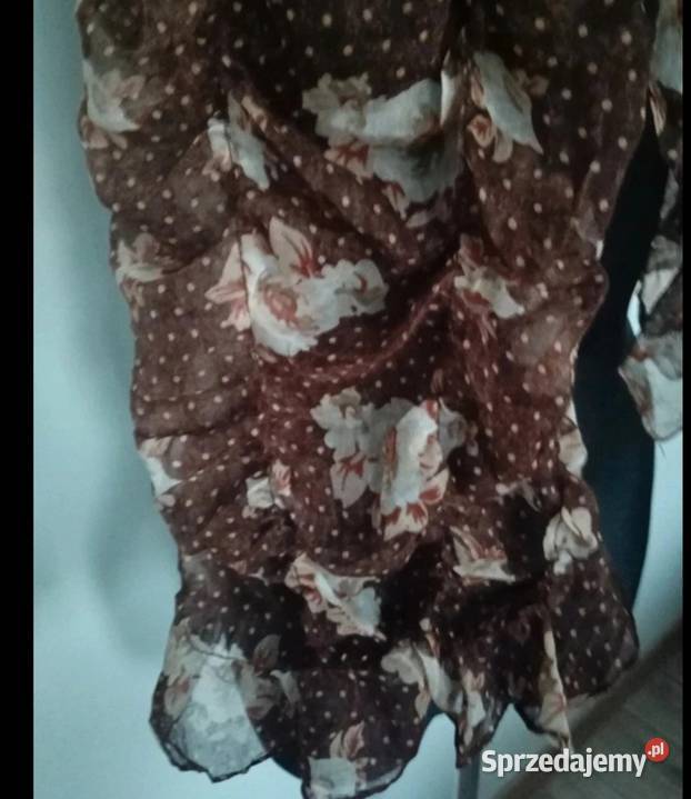 Komin szal brązowy Dodatki podkarpackie Krosno