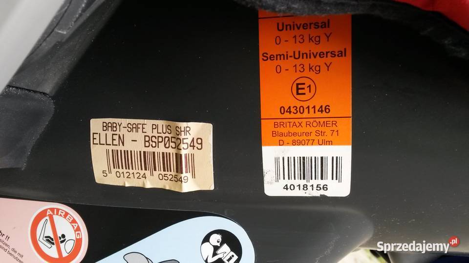 Fotelik samochodowy nosidełko Britax Romer Baby Britax Jaworzno