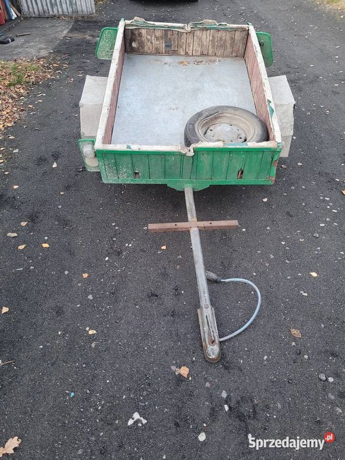 Przyczepka sam oś na resorze burtowe Szczecin