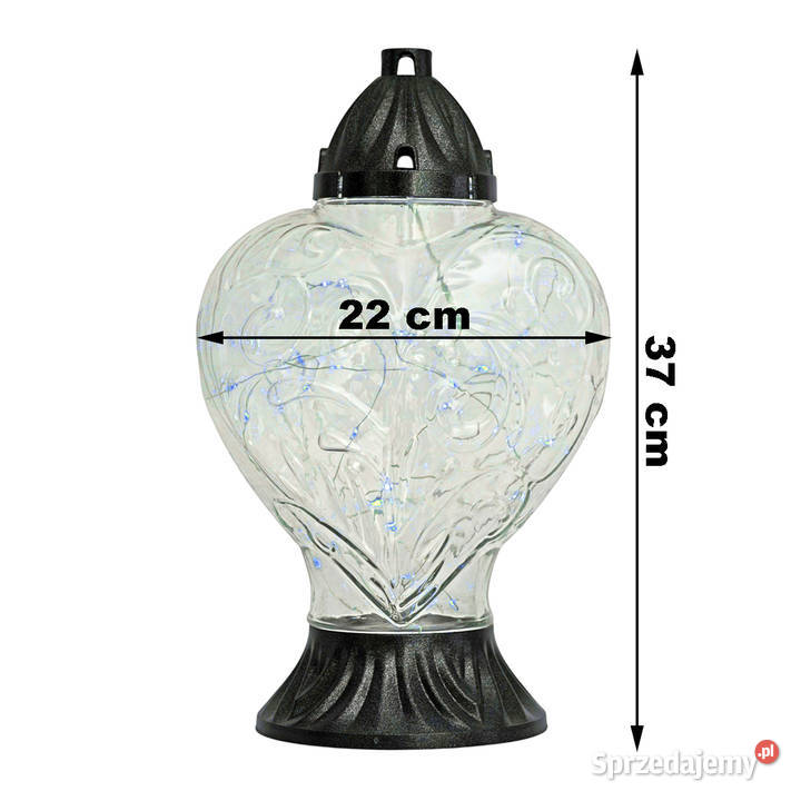 Niebieski znicz serce Z468 Świdnica sprzedam