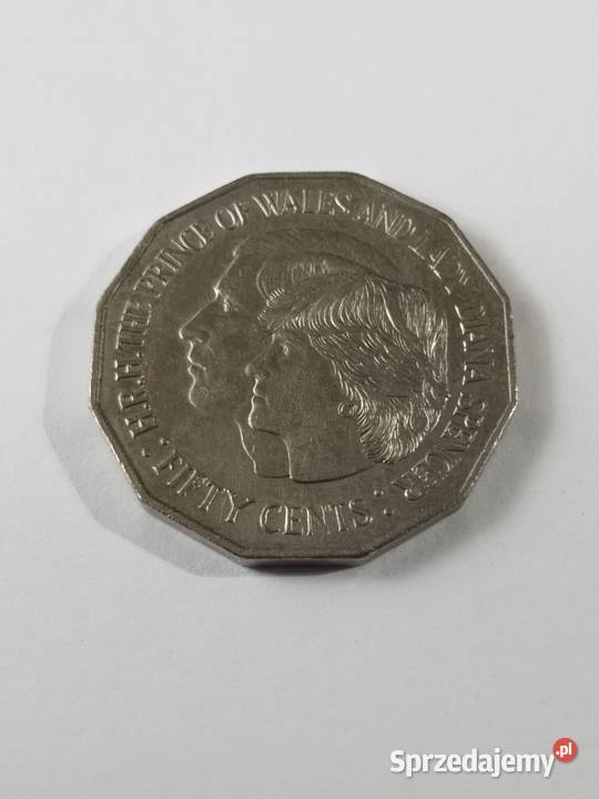 Okolicznościowe 50 centów Australia 1981r Świdnica