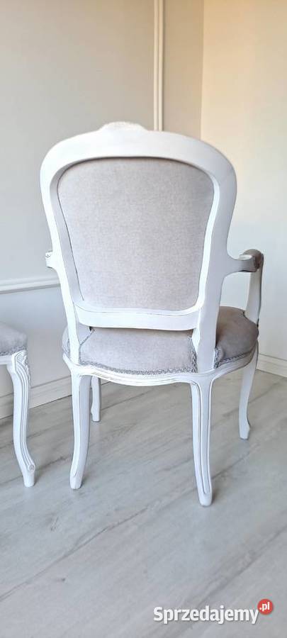 Stylowy fotel pufa Ludwik Ludwikowski Shabby 56cm Szczecin