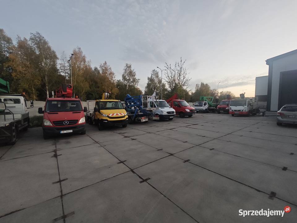 Zwyżka Katowice wynajem zwyżki podnośnik koszowy śląskie