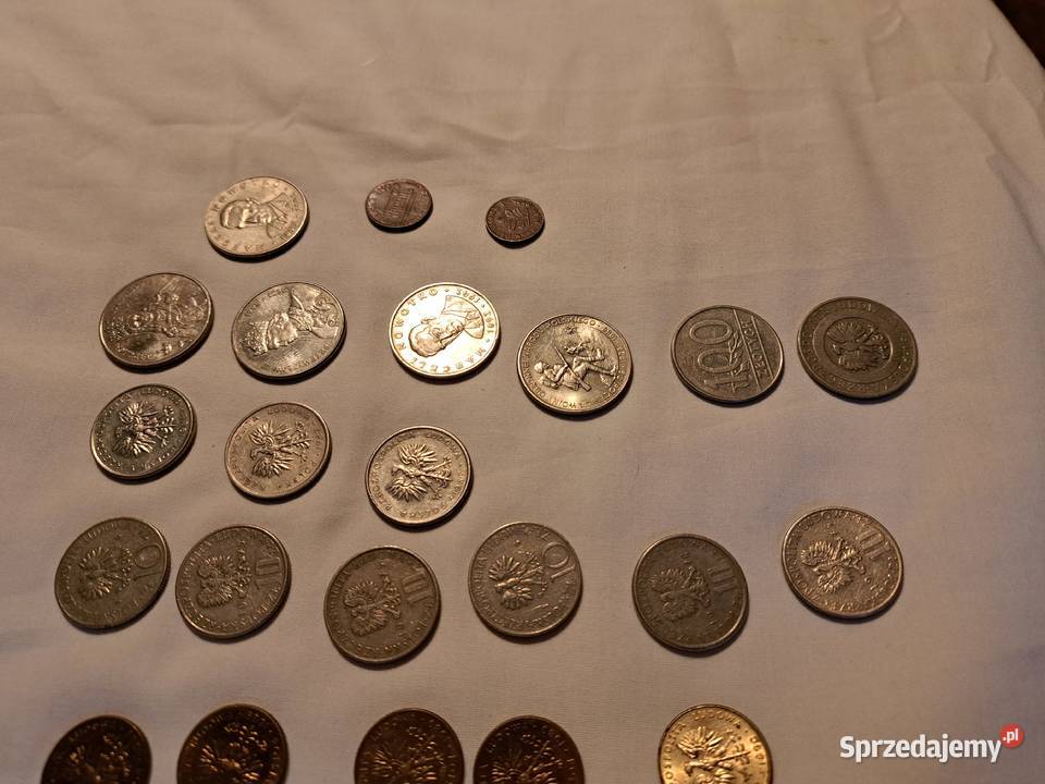 Monety PRL zestaw różnych 23 sztuk Kolekcje