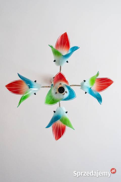 Żyrandol lata 60 Look PopArt MidCentury Vintage Dąbrowa Górnicza