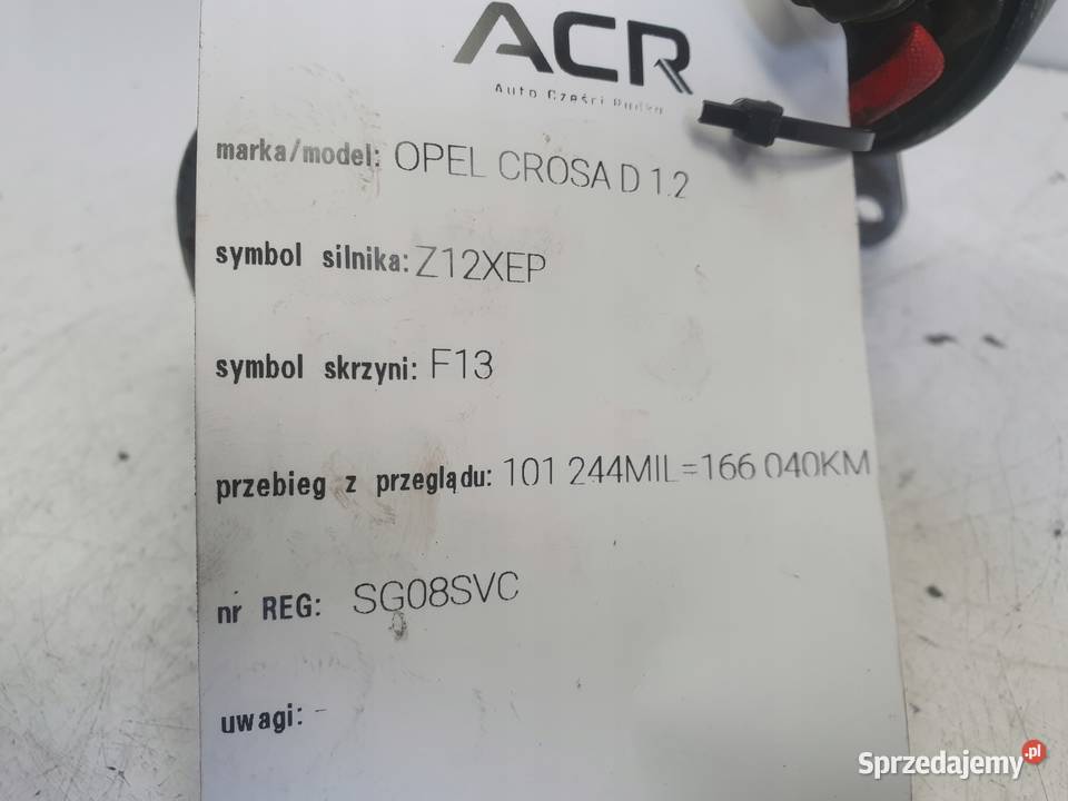 Opel Corsa D 12 16V ROZRUSZNIK bosch Z12XEP 166 Janów
