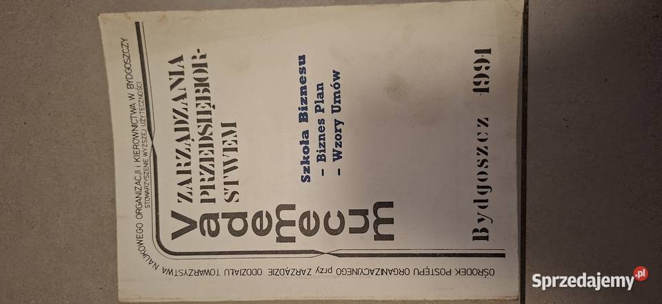 Vademecum Zarządzania Przedsiębiorstwem pierwsze Łęczyca sprzedam