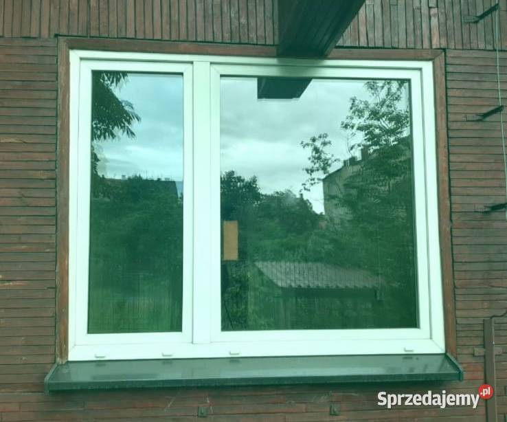 Okna plastikowe z demontażu o wymiarach 145 x