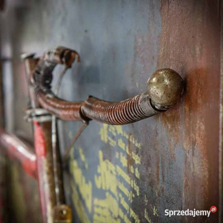 Obraz metalowy 3D LOFT ROWER 1 120x120 Chmielnik