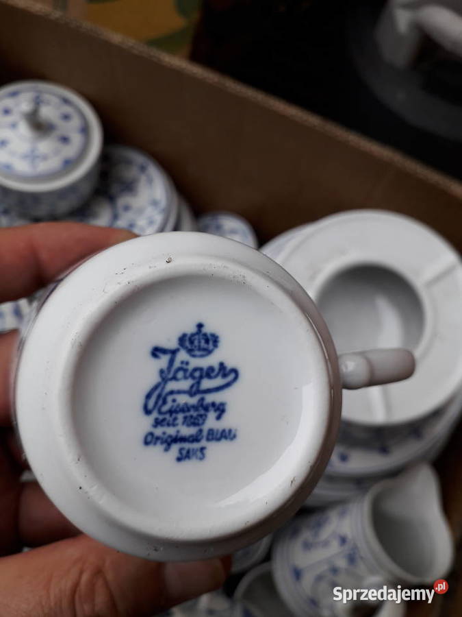 Duży zestaw porcelanowy wzór słomkowy mazowieckie Warszawa sprzedam