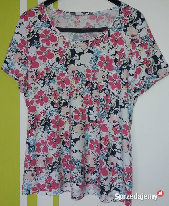 L46 Kolorowy tshirt bluzka