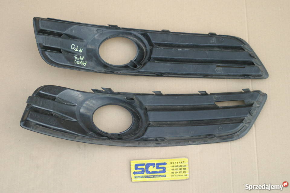 AUDI A3 8P0 LIFT KRATKA ZDERZAKA PRZÓD PRZEDNIA Części samochodowe Bieleń