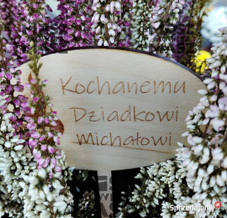 Topper do kwiatów na grób pamięć wszystkich Racot