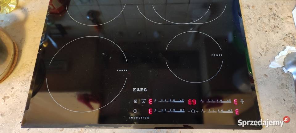 Płyta indukcyjna AEG HK6542HPFB uszkodzona AGD Kuchenki i piekarniki Pruszków sprzedam
